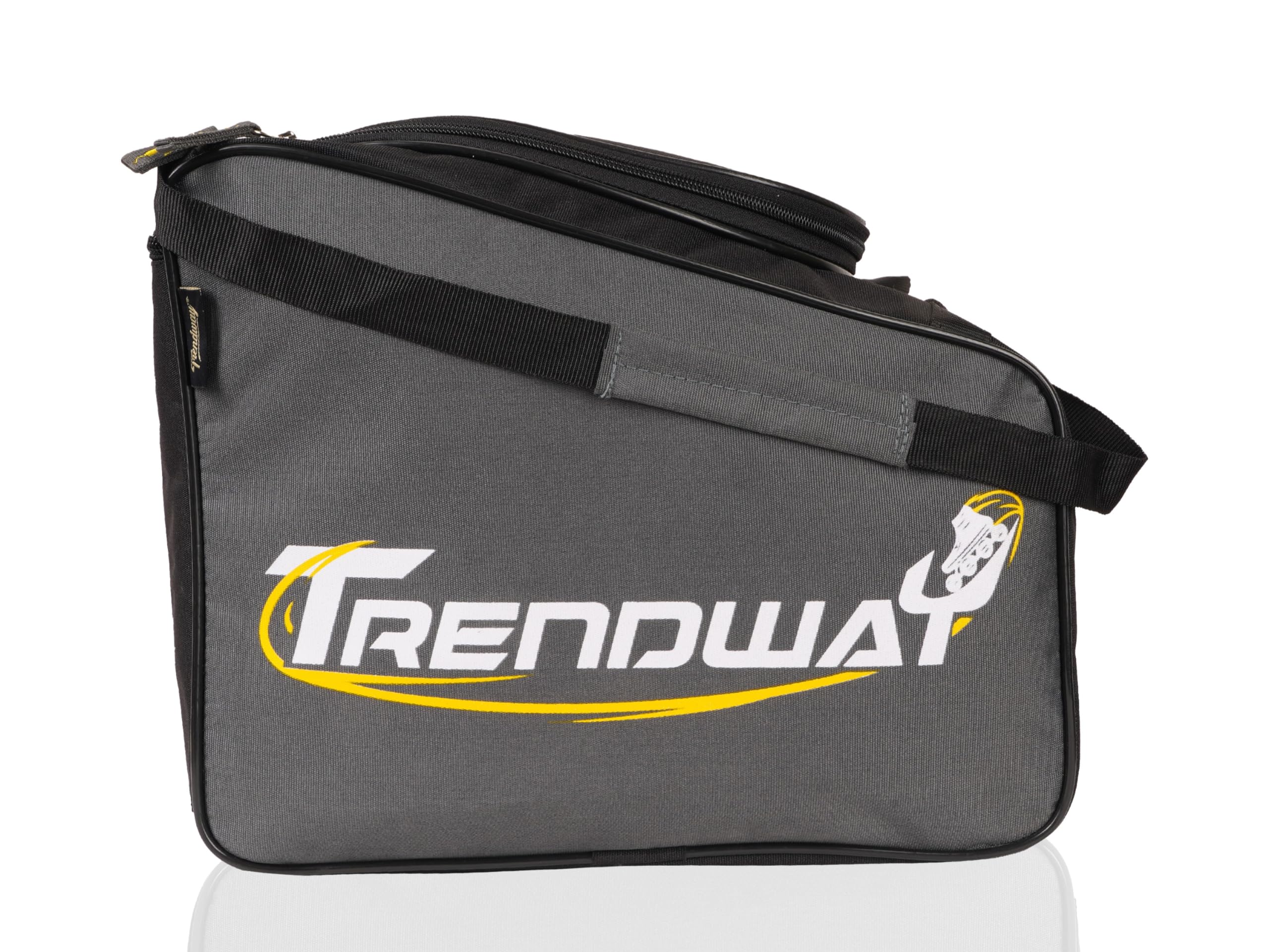 Trendway Unisex Quad Roller Skates Sports Bag & Travel Bag for Men/Women/Kids/Boys/Girls-Medium Size (Grey Color)-image-36