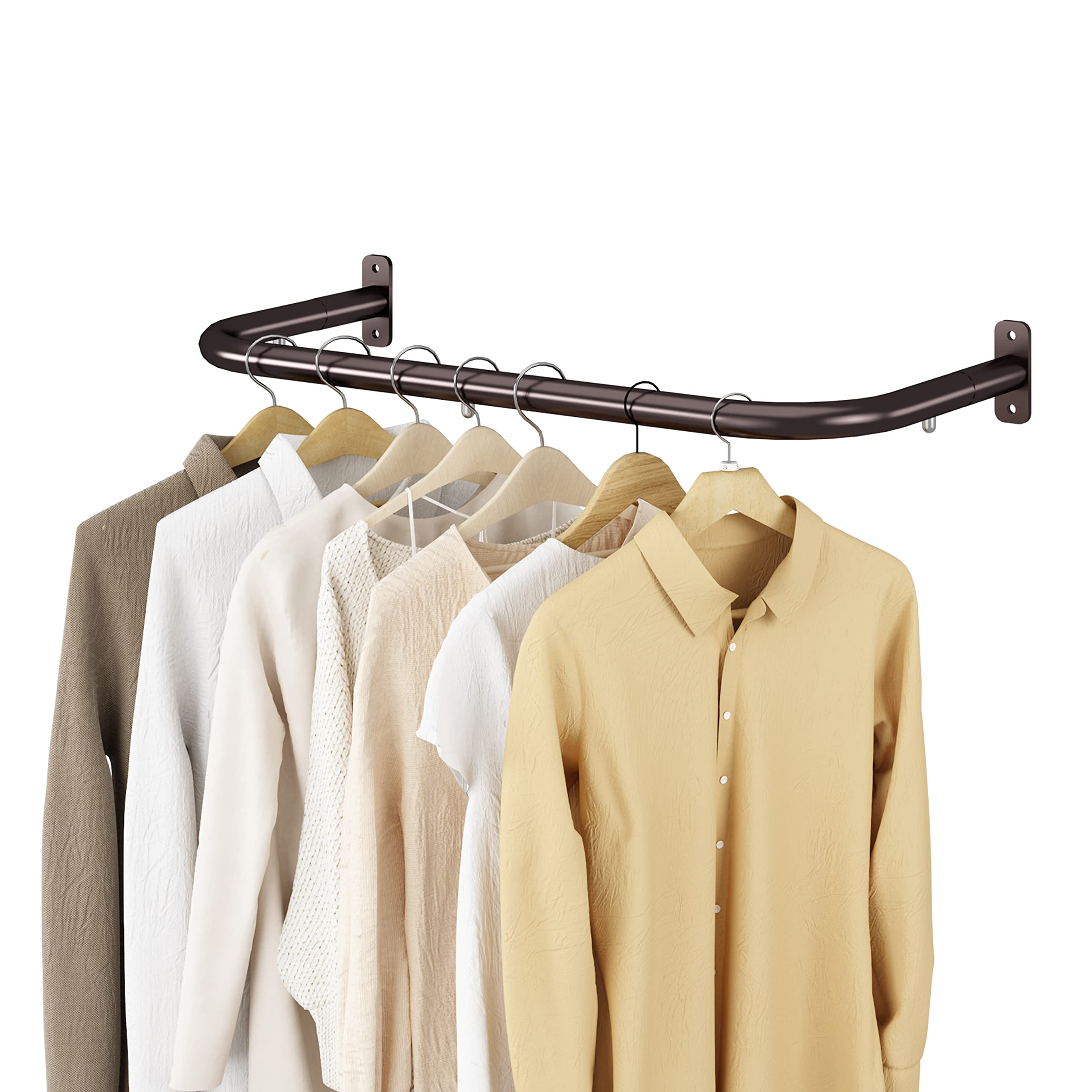 Buy Simple Trending Clothes Rack, Wall ed Clothing Rack, SpaceSaving