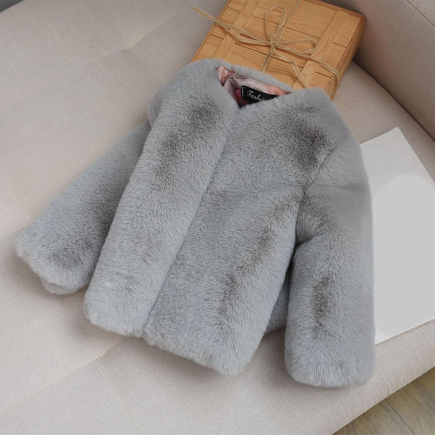 Kids Baby Girls Autumn Winter Faux Coat Jacket Thick Warm Outwear Clothes The Perfect Fall Jacket