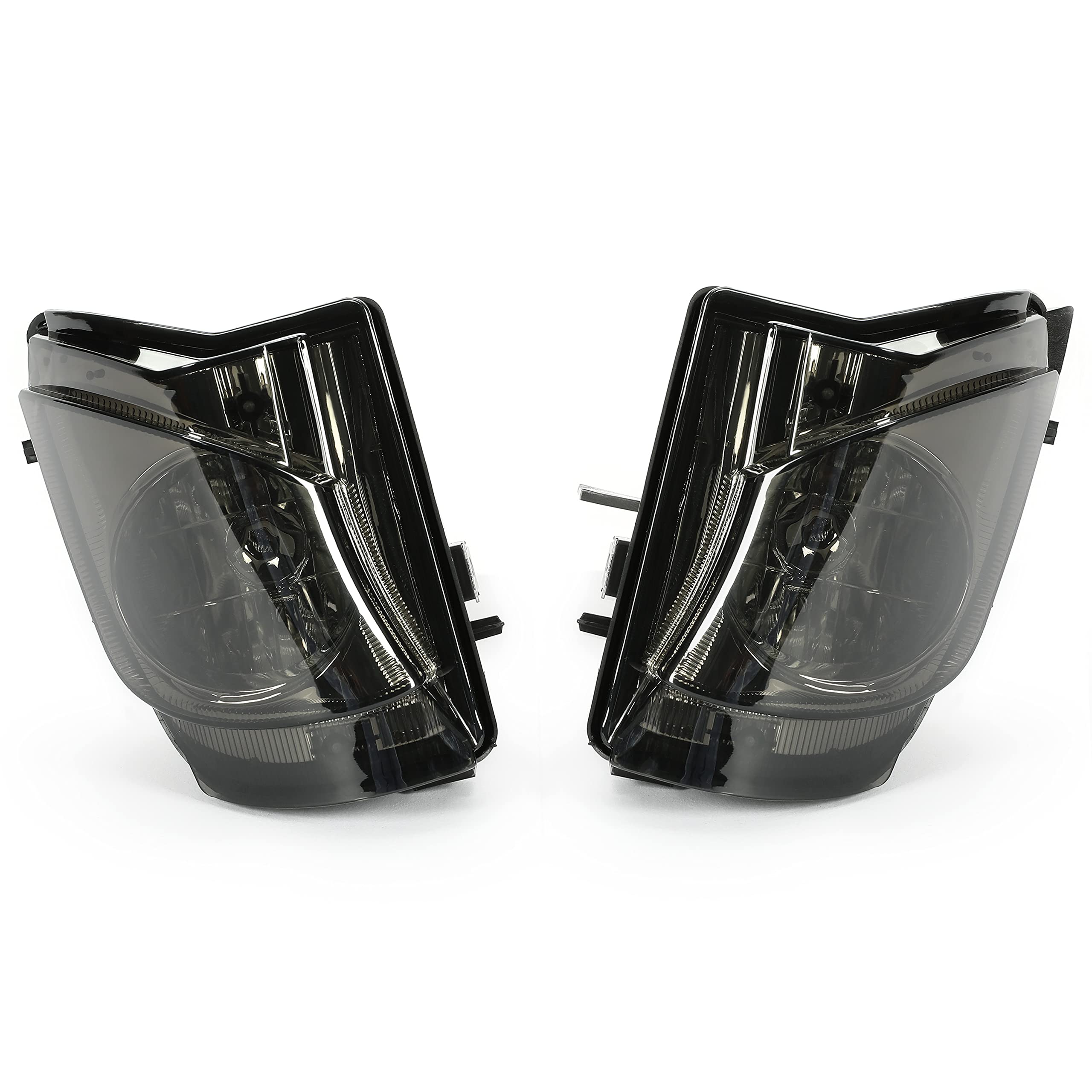 KUAFU Fog Lights Assembly Compatible with 2006-2010 Lexus IS250 IS350 Fog Lamp Set Bumper Driving Fog Light Replacement Driver & Passenger Side (Smoke Lens)