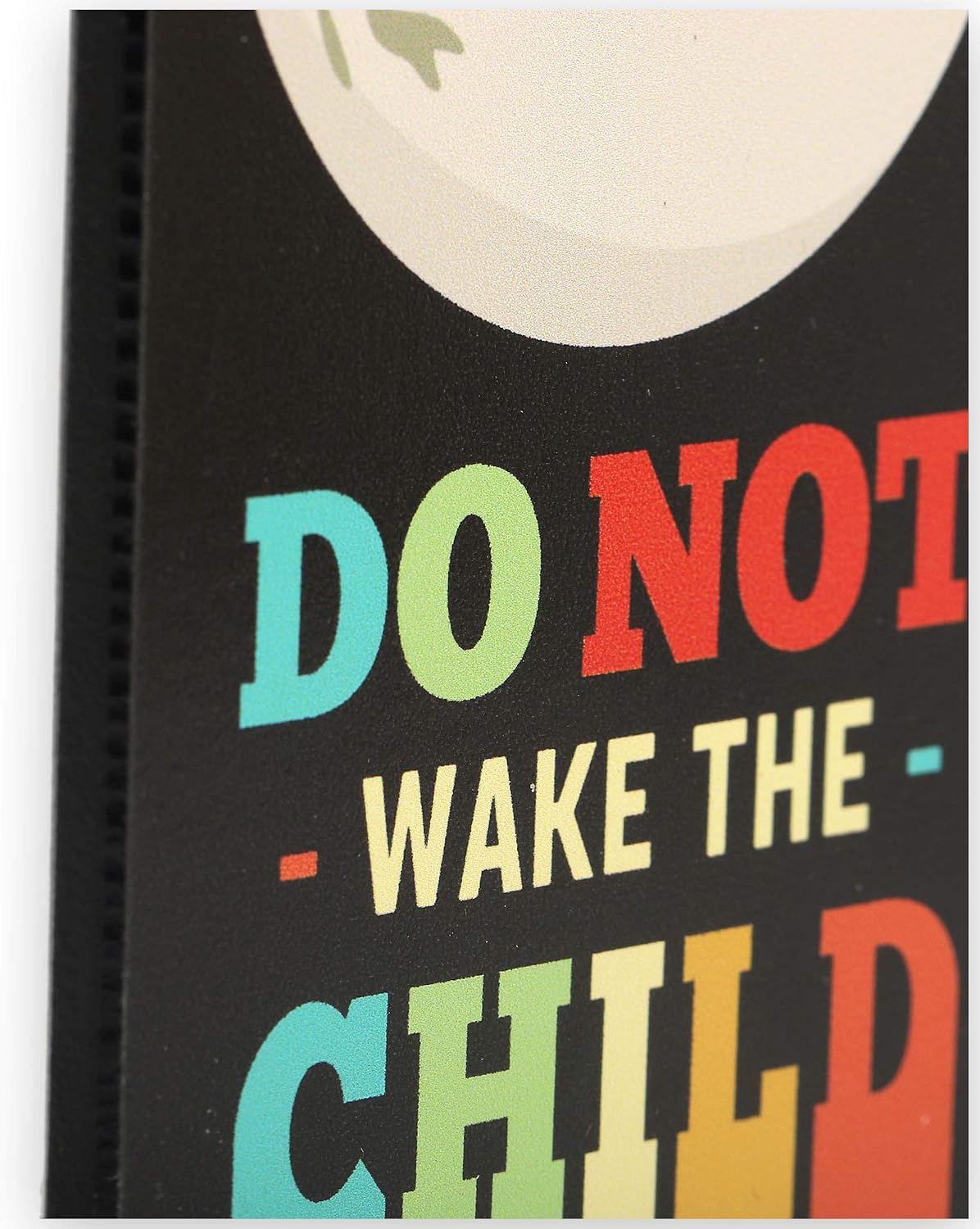 Open Road Brands Disney Star Wars: The Mandalorian Baby Yoda Double Sided Reversible Door Hanger - Do Not Wake The Child and Stronger Than You Think