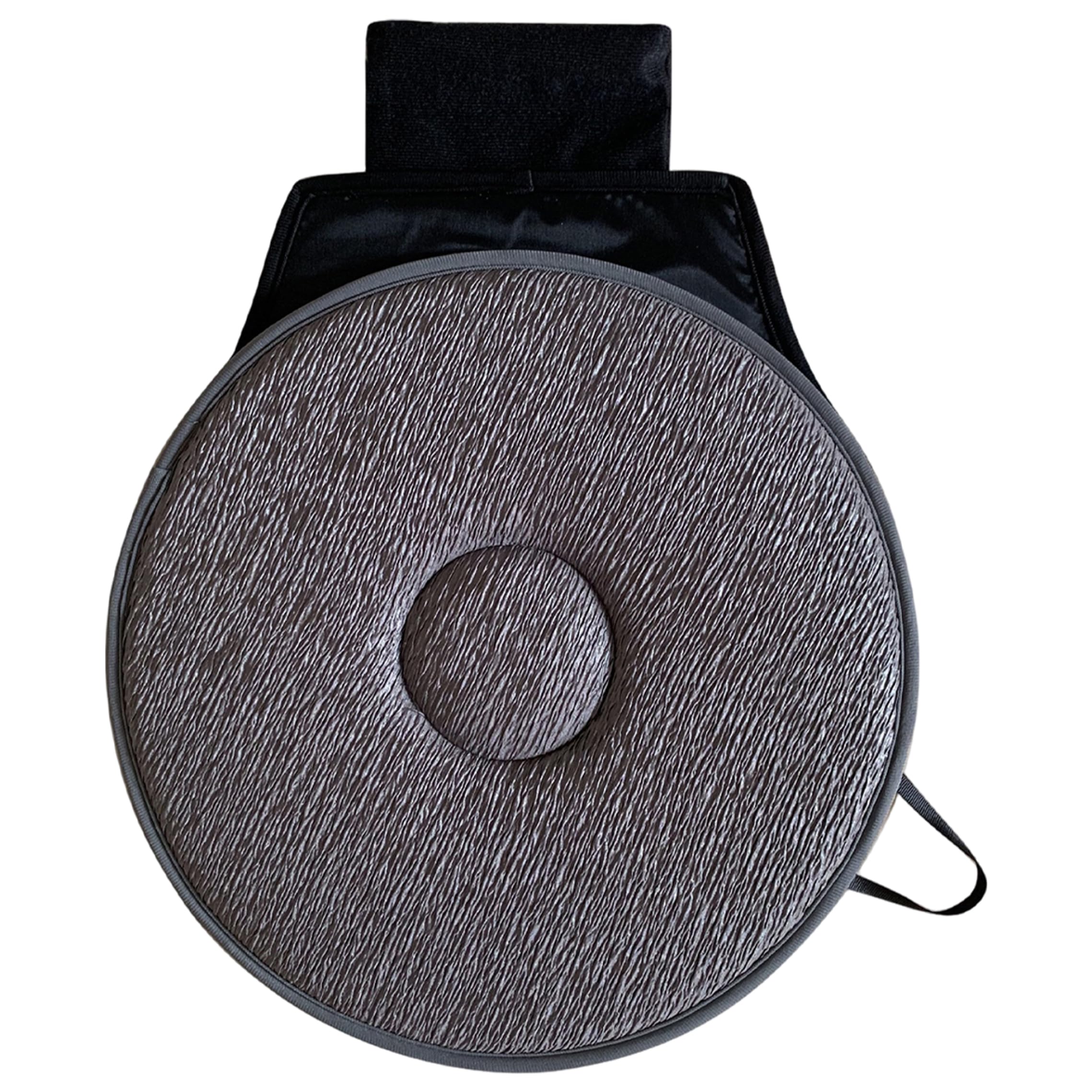 Wilafury Swivel Seat for Car, Smooth Rotation Seat Cushion, Swivel Cushions for Elderly Pregnant Woman Office, 16x20 inch, Grey