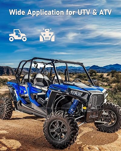 Miniatura 3 de Belinous Soporte para Armas UTV, Rack para Armas UTV Rack para Arco Soporte para Pala se Ajusta a Barras de Rollo de 1.75"- 2" Compatible con