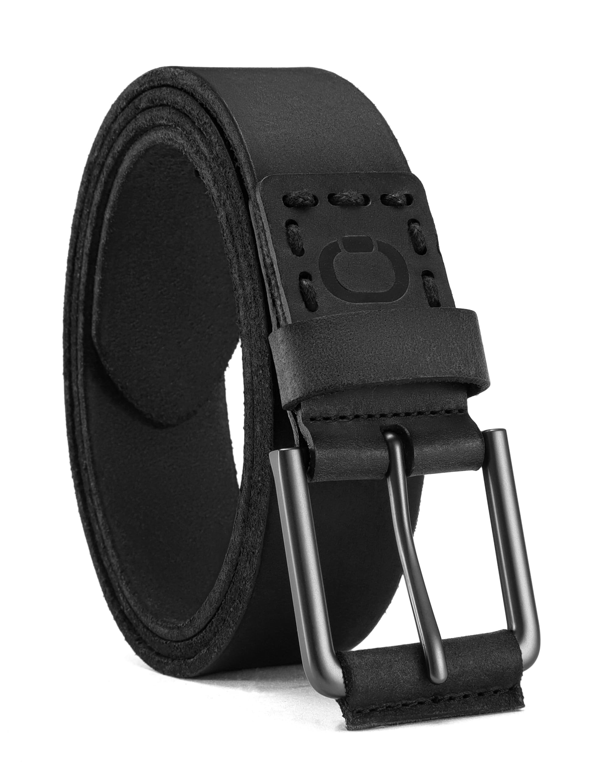 CHAOREN Mens Belts Casual for Jeans - Full-Grain Leather, Durable Cowhide