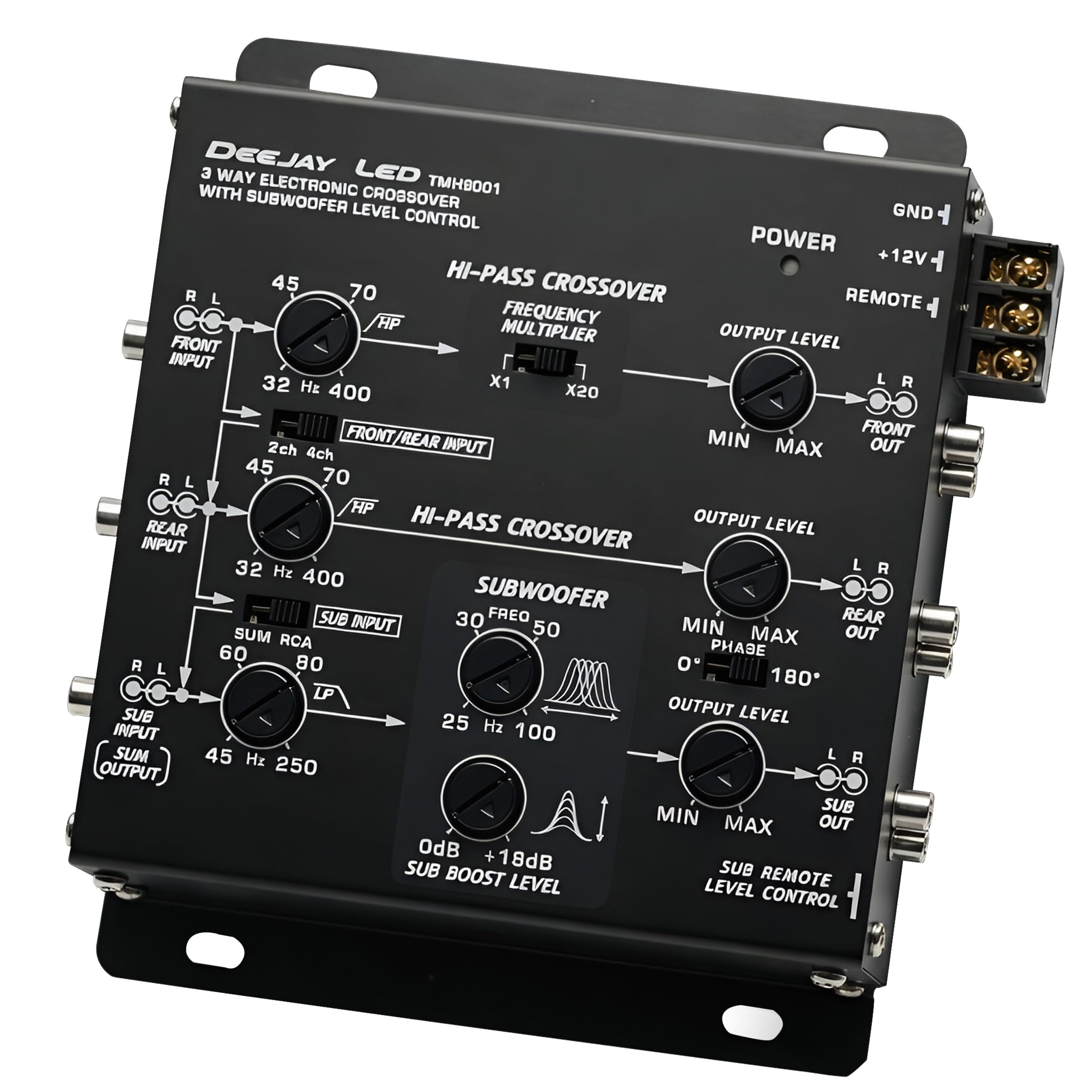 kazuページ3 Amazon.com: Deejay LED 3-Way 6 Channel Speaker Crossover with