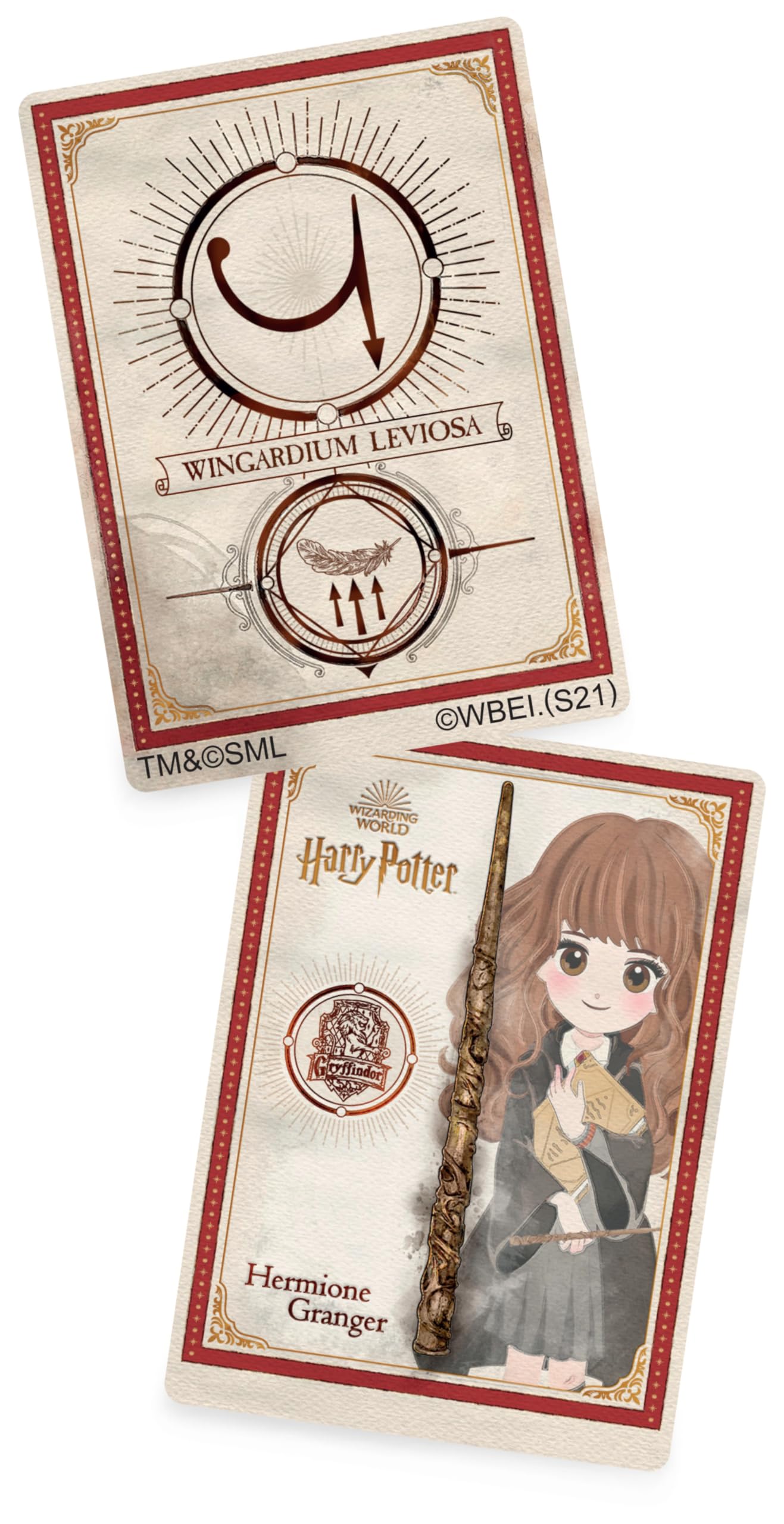 HARRY POTTER-WIZARDING WORLD - VARITA HERMIONE GRANGER DELUXE - Auténtica Varita de Hermione Granger de 30 cm con Tarjeta de Hechizo - 6062057 - Juguetes Niños 6 Años + - 5