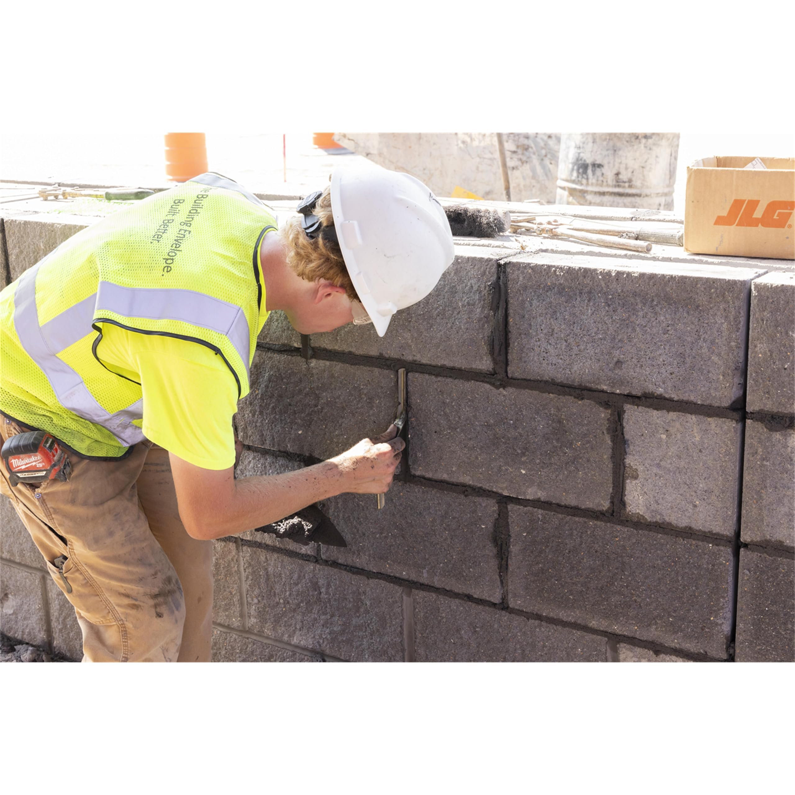 Marshalltown 80 15522 Giuntatrice Per Mattoni Acciaio Al Carbonio, Cazzuola, Dimensioni Dei Giunti 13 E 16 Mm, Eccellente Strumento Per Muratura, Argento - Foto 12