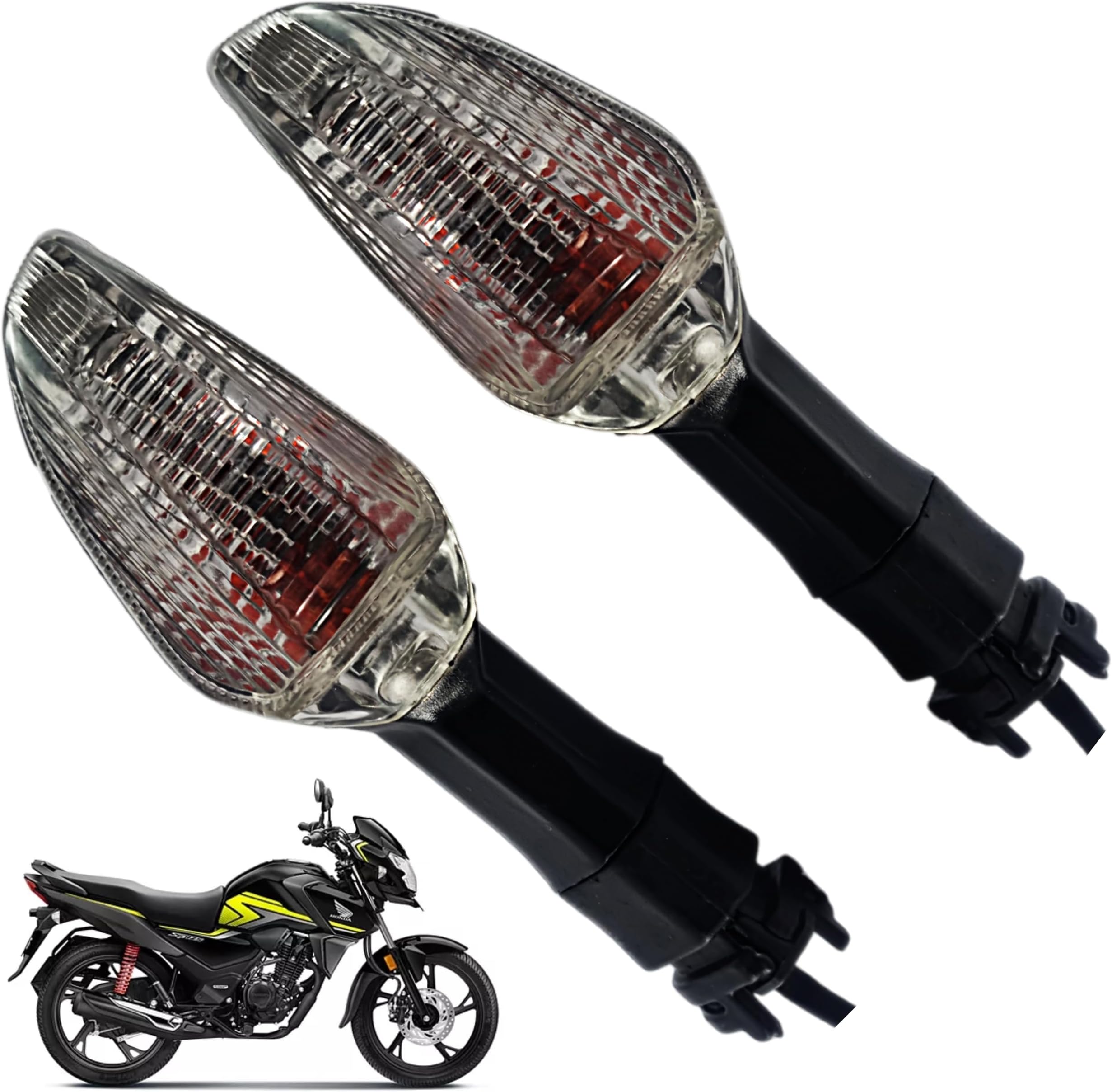 Indicator Assembly for Honda SP 125 BS6 Model 1 Pair(2Pcs) (Front/Rear)