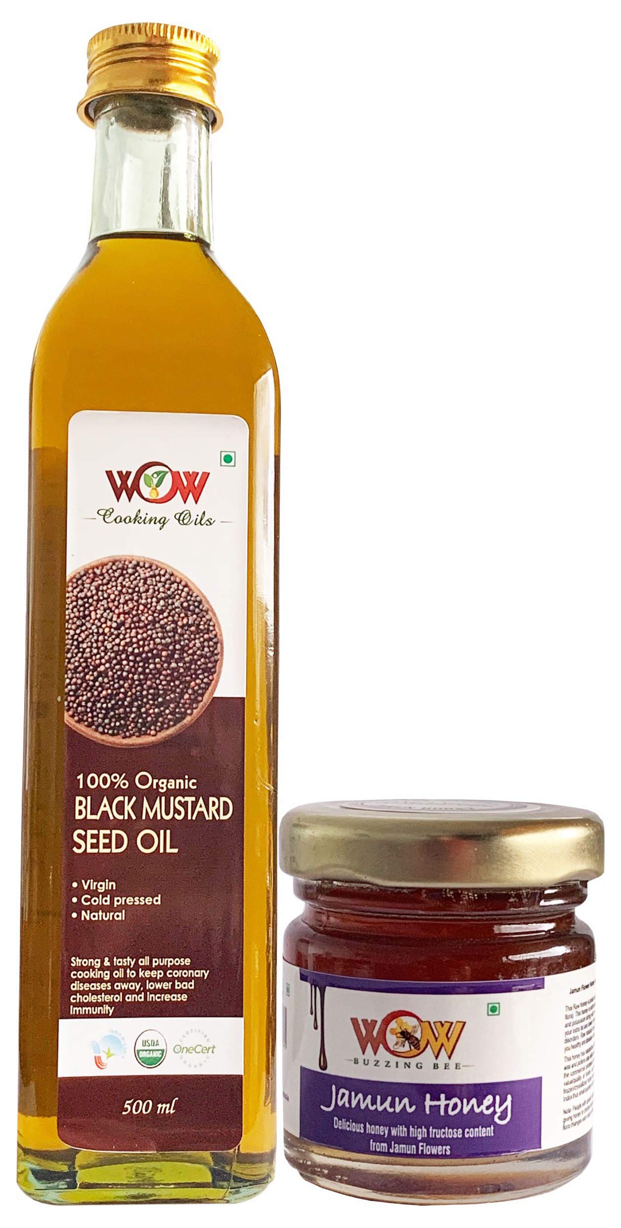 Buy WOW Cooking Oils Certified Cold Pressed Black Mustard Seed Cooking