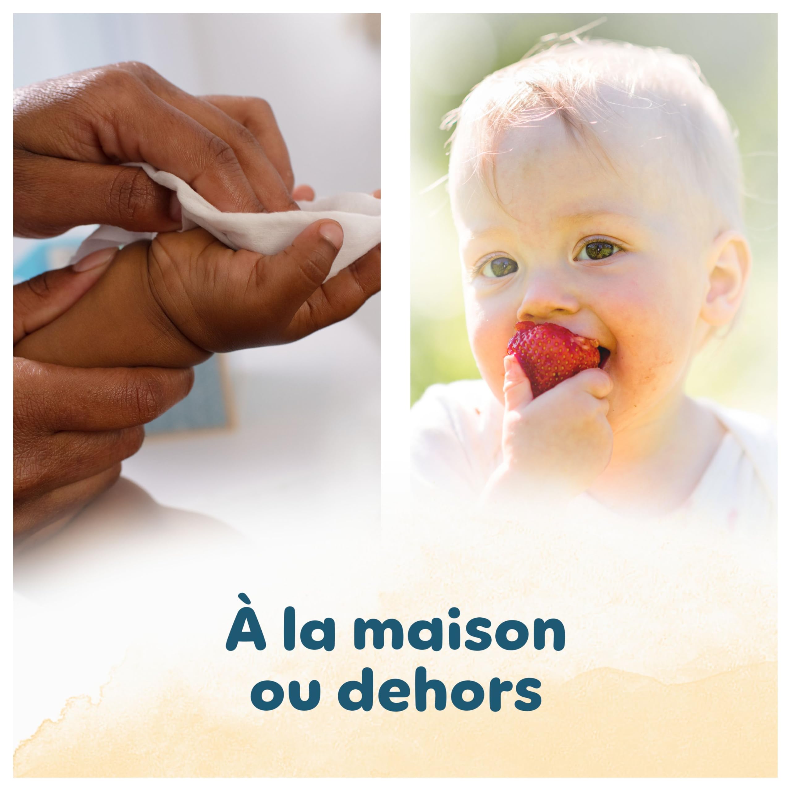 Pampers Harmonie Protect & Care, 792 Lingettes pour Bébé (18x44), Sans Plastique, Sans Parfum, Protection de la Peau Délicate, Aide à restaurer le pH naturel de la peau