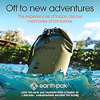 Vista 9 de Earth Pak Bolsa Seca Impermeable - Mochila Impermeable de Cierre Enrollable Superior Mantiene el Equipo Seco para Kayak con Funda Impermeable