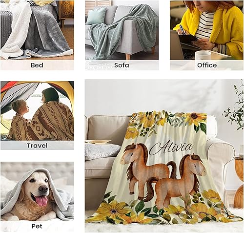 Miniatura 245 de Butterfly Custom Baby Blanket with Name Personalized Baby Blanket for Girl Boy Birthday Chirstmas Gift Customized Baby Receiving Blanket for Newborn