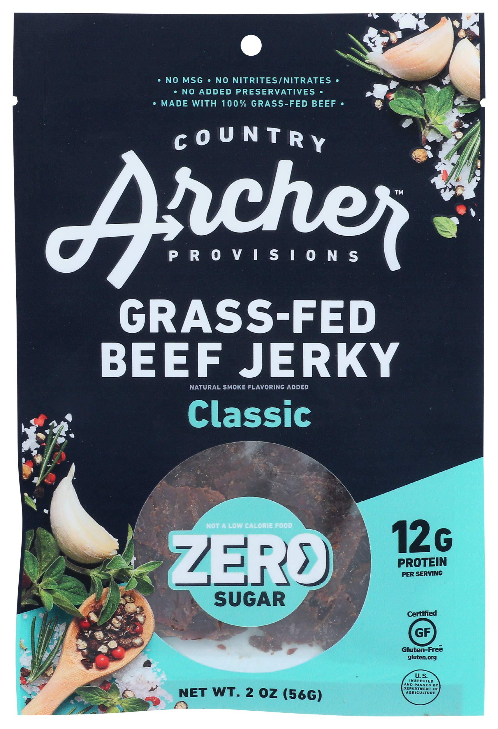 Country Archer, Jerky Beef Original, 2 Ounce