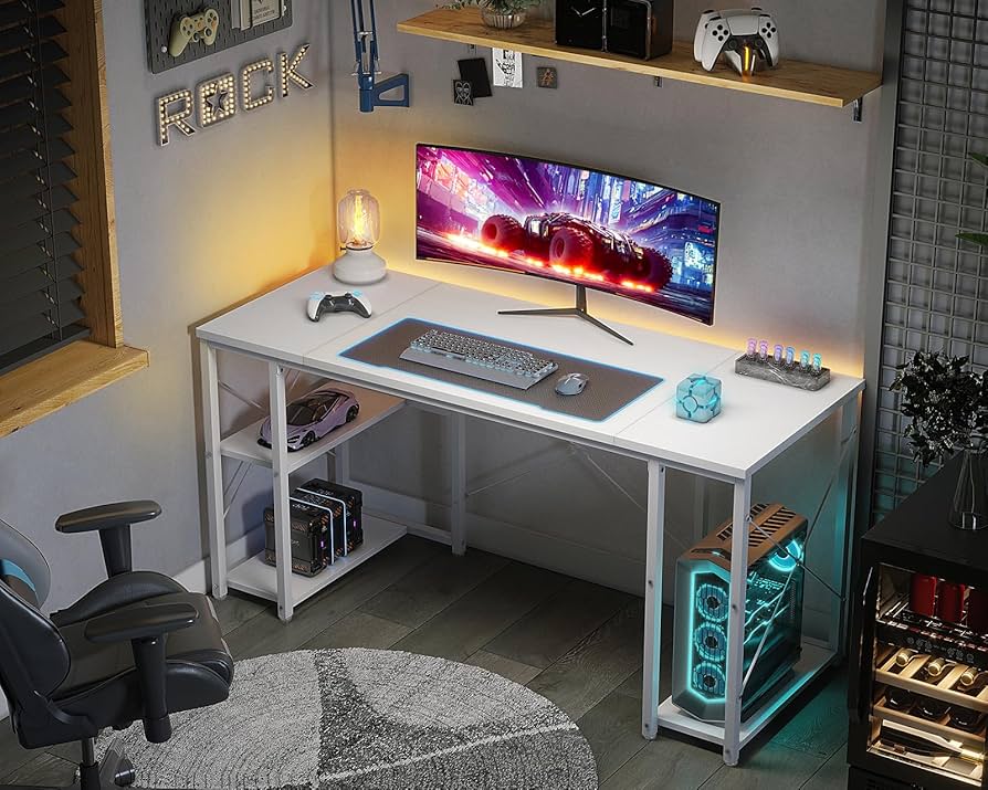 パソコン　デスク　オクモト Amazon.co.jp: ゲーミングデスク パソコンデスク Pcデスク Z字