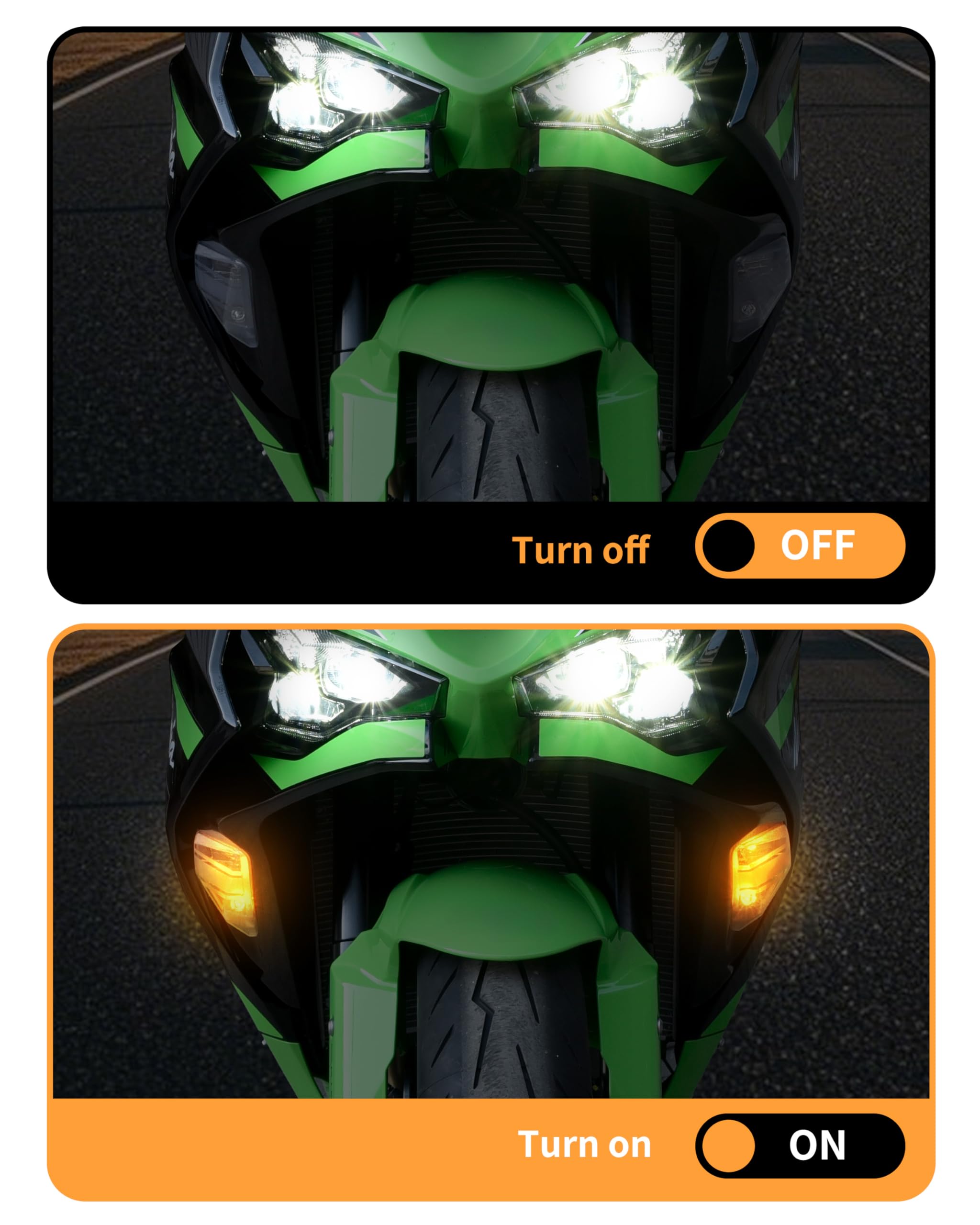 Amazon.com: VEISUTOR LED Front Turn Signal Indicator Light