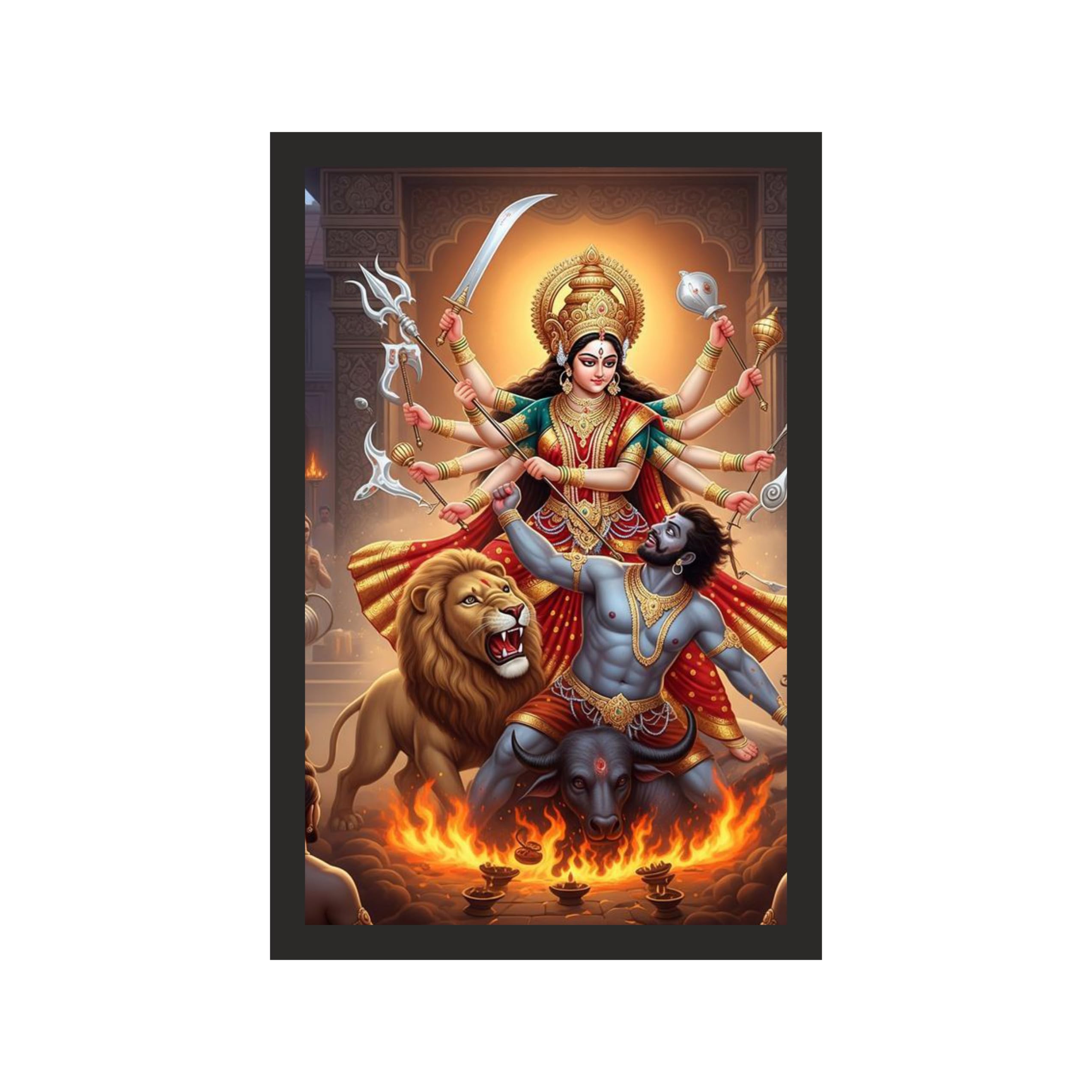 Divine Victory Durga: 16x24