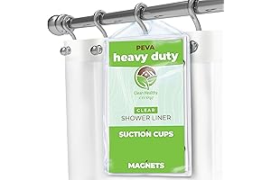 Heavy Duty PEVA Shower Liner with Suction Cups: The Epitome of Shower Security