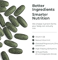 Vista 7 de Multivitamínico vegano para mujeres y hombres, multivitaminas esenciales y multiminerales, 90 tabletas con vitamina B12, A, D, C, zinc, magnesio
