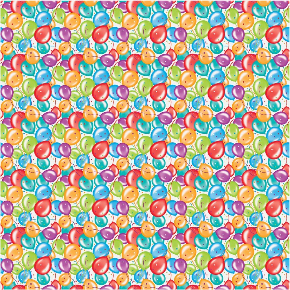 Balloon Birthday Wrapping Paper