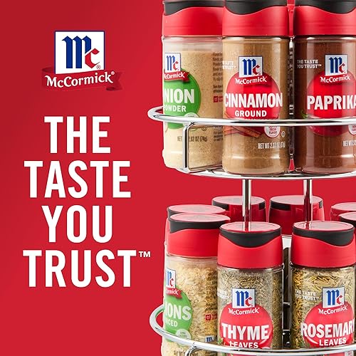 Miniatura 15 de McCormick Estante para especias, cromo de dos niveles, con 16 hierbas y especias para cocinar todos los días, gran regalo para inauguración de la