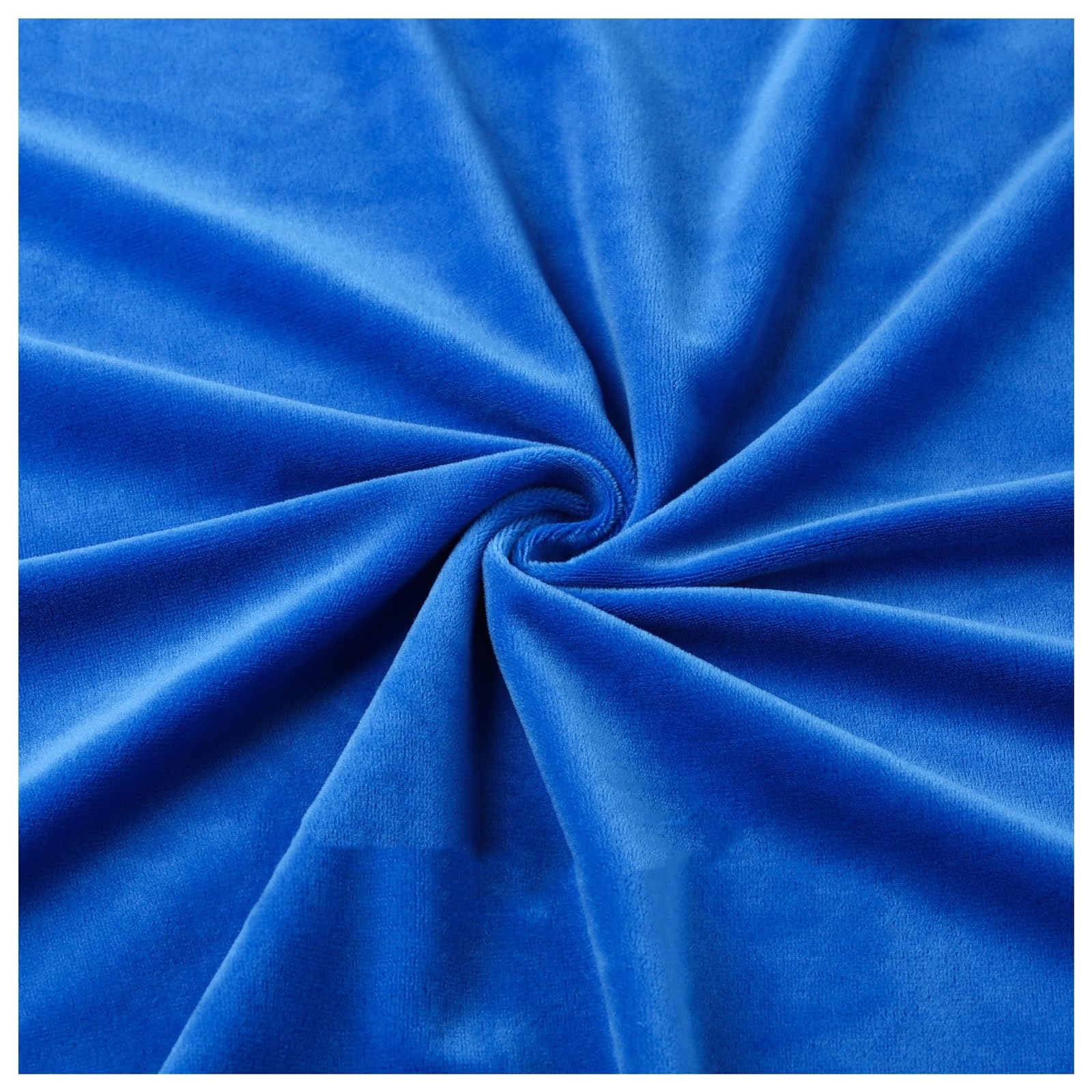 Tkanina aksamitna, tkanina polarowa, 50x50cm Pluszowe Kwadraty Tapicerki Materiał, Rzemieślniczy Welur na Zasłony, Ubrania, Wystrój Domu, Rzemiosło(Blue 3)
