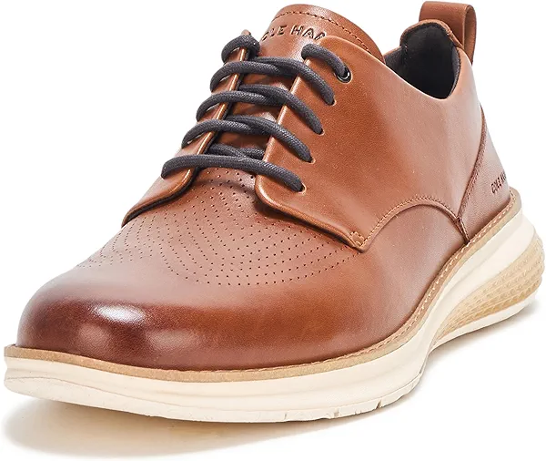 Cole Haan Men's Originalgrand Energyweave Plain Toe Ox Oxford, British TAN/Ivry, 11 Wide