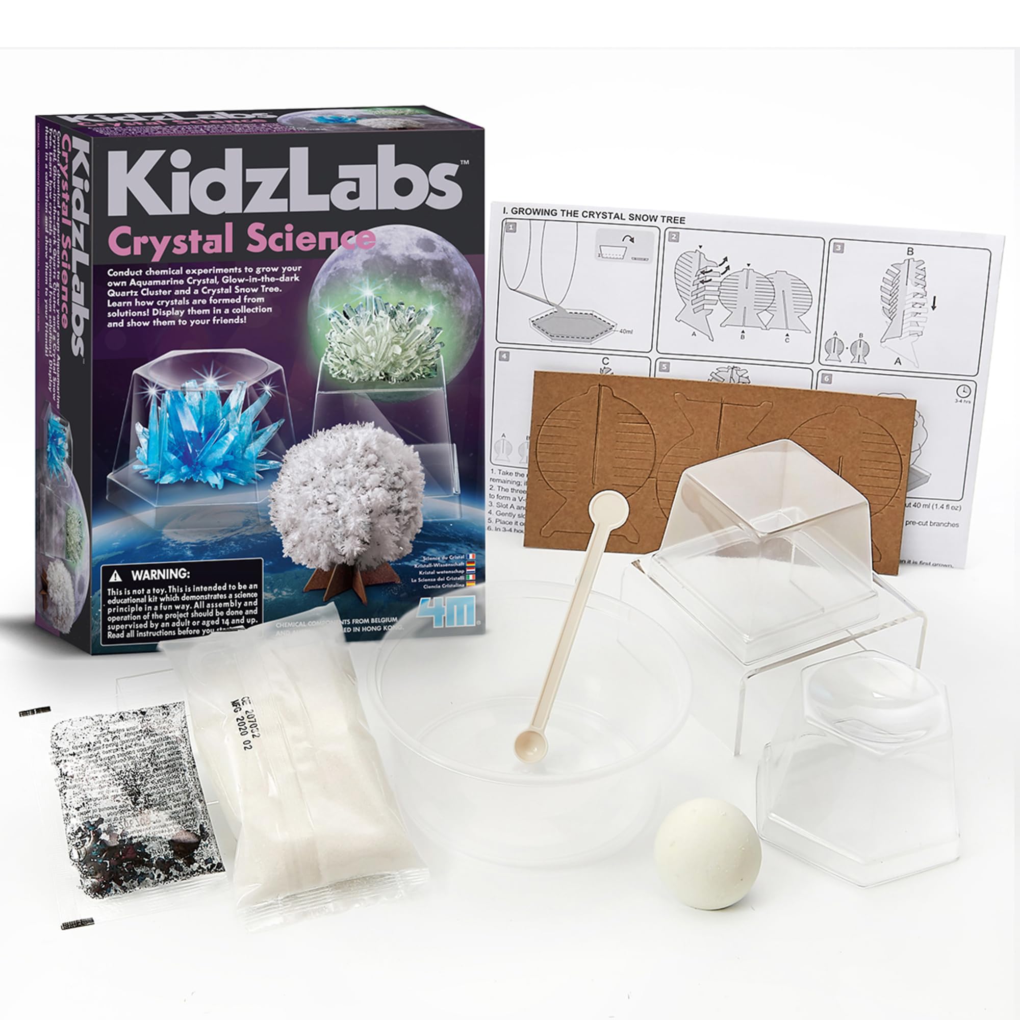 4M Kidz Labs Crystal Science