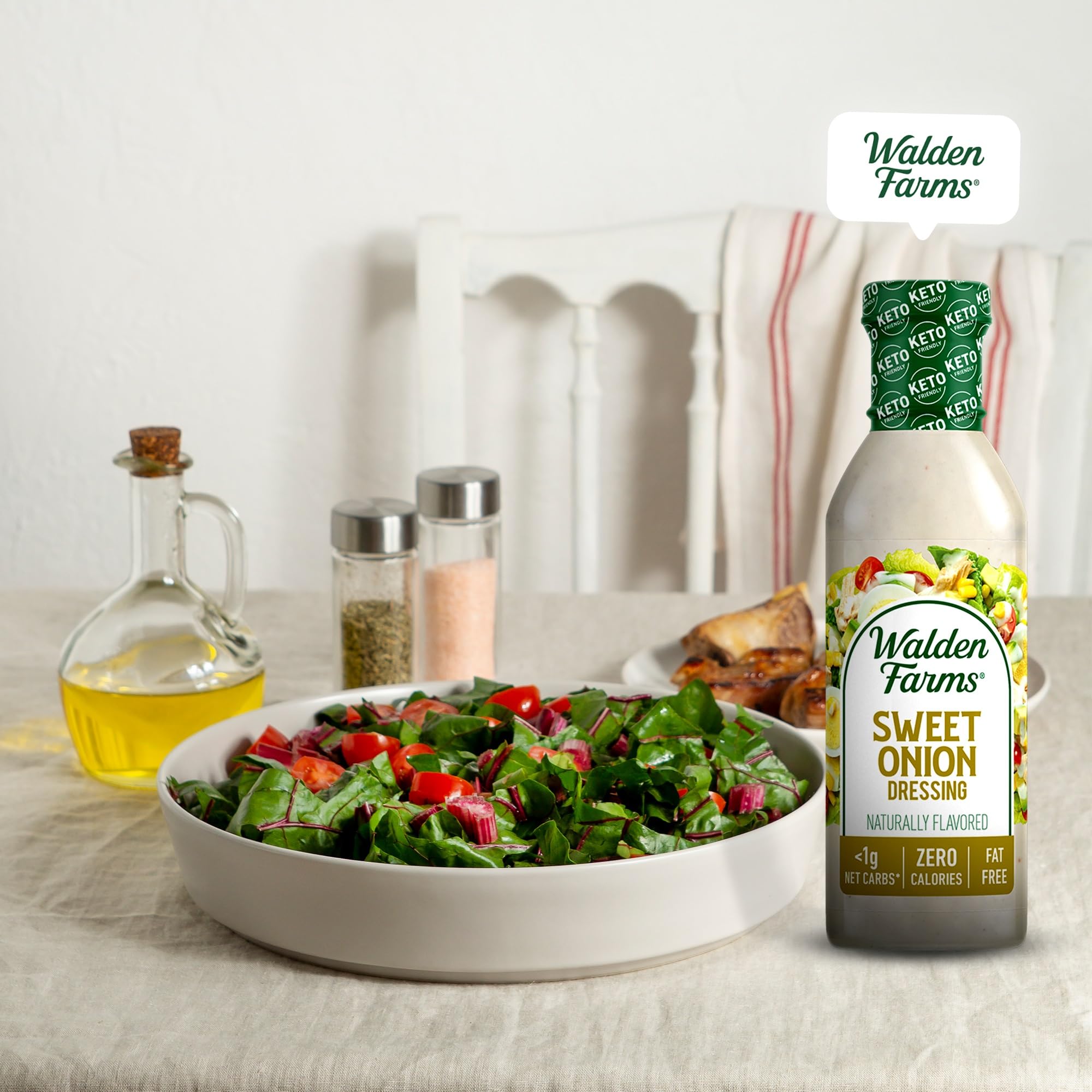 Amazon.com : Walden Farms Sweet Onion Dressing - Low Carb, Calorie-Free, Gluten-Free, Keto-Friendly, Sugar-Free, Fat-Free, Dairy-Free Sweet Onion Flavor - 2-Pack, 12 oz Bottles : Grocery & Gourmet Food Amazon.com : Walden Farms Sweet Onion Dressing - Low Carb, Calorie-Free, Gluten-Free, Keto-Friendly, Sugar-Free, Fat-Free, Dairy-Free Sweet Onion Flavor - 2-Pack, 12 oz Bottles : Grocery & Gourmet Food