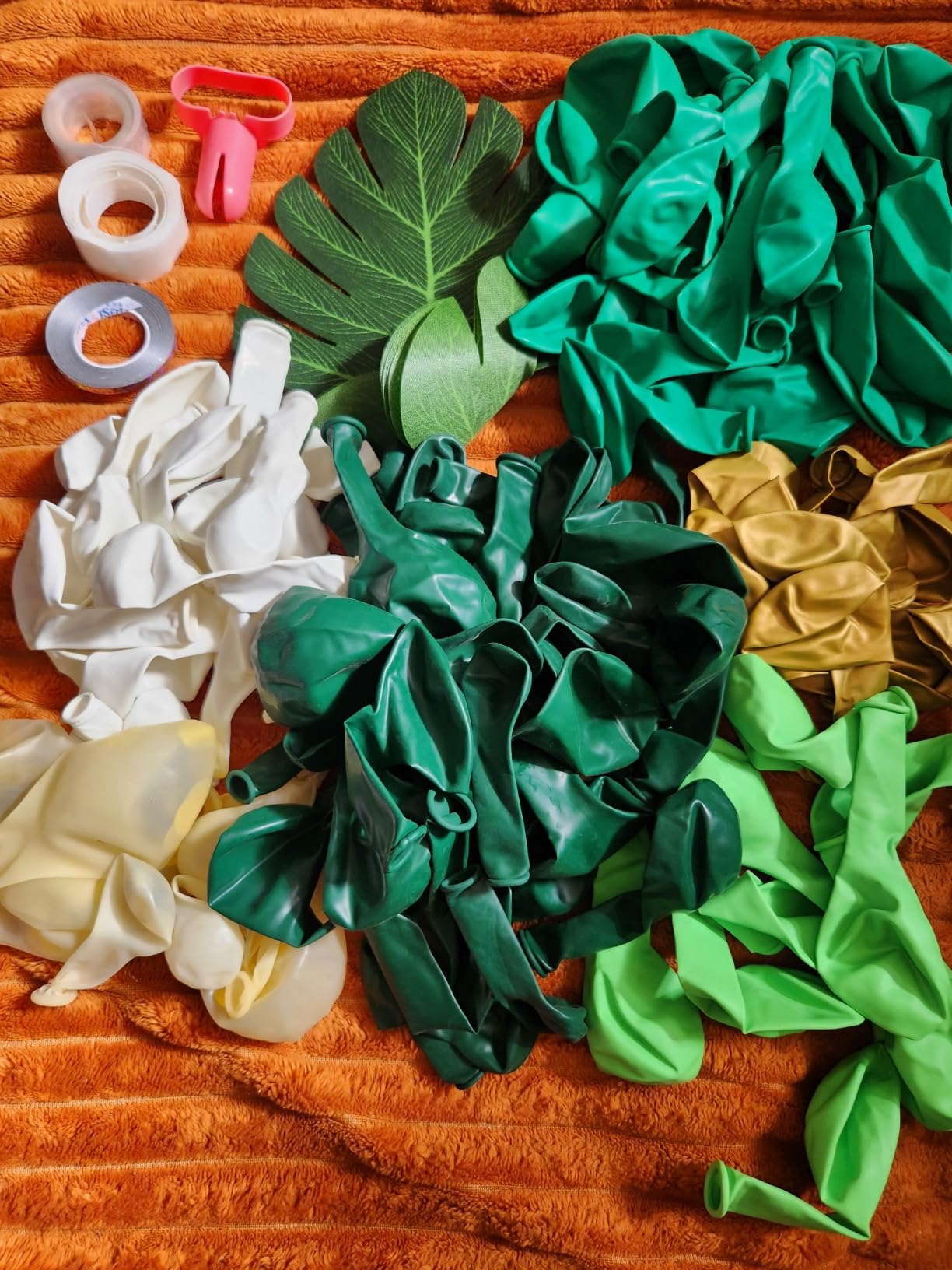 Guirlande Tropicale Feuilles De Palmier - 2 Pièces 4,6 M Total, Déco Hawaïenne Jungle Été, Réutilisable Pour Anniversaire, Plage Ou Chambre