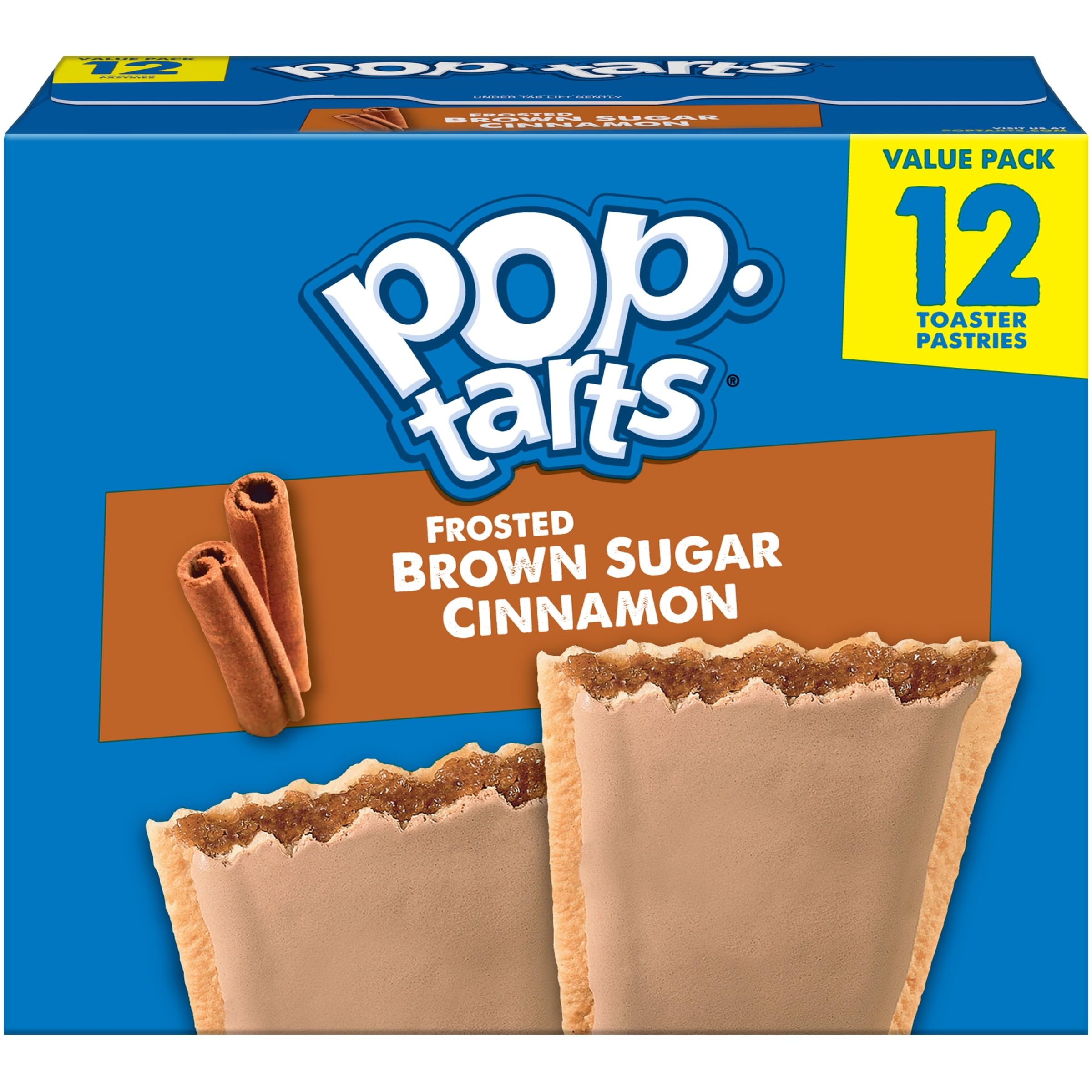 Pop-Tarts Frosted Brown Sugar Cinnamon Toaster Pastries 12 Count 20.3 oz