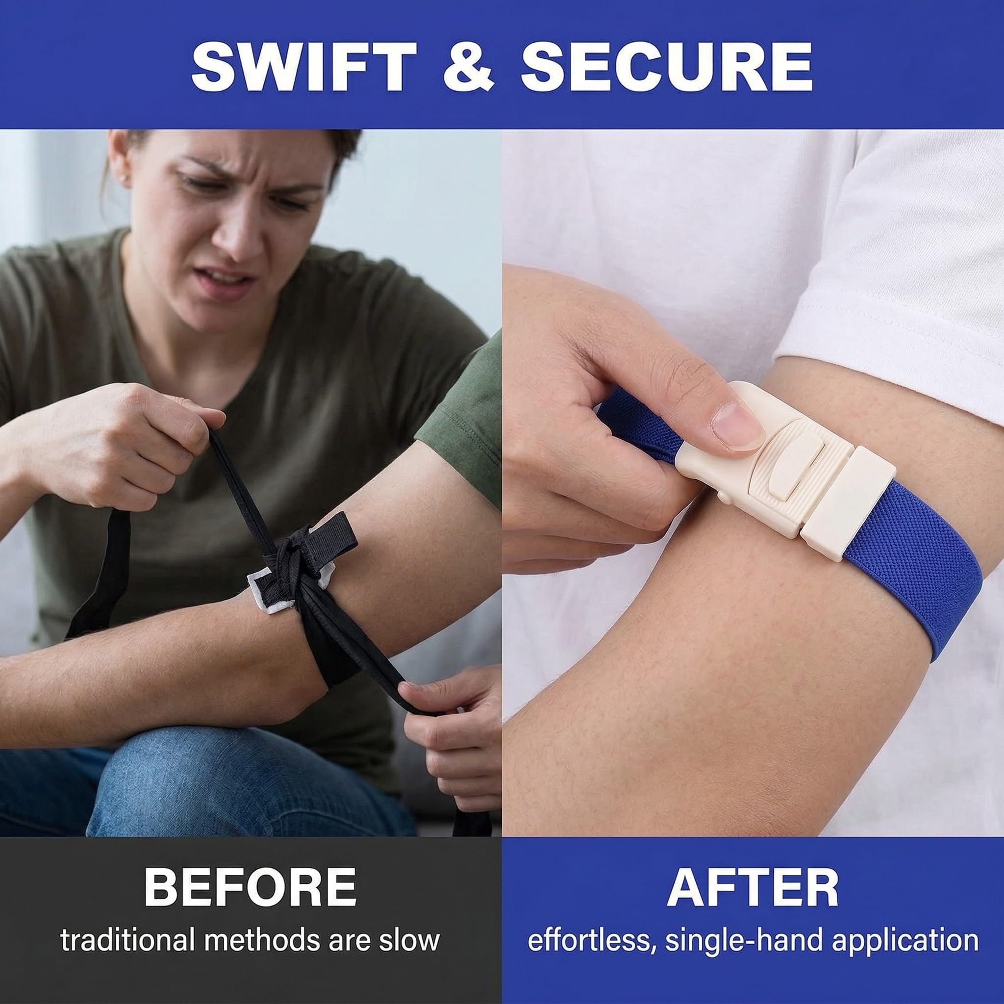 8 Unidades De Manguera De Recogida De Sangre, Venas, Manguera Elástica Para Extracción De Sangre, Torniquete Muy Flexible Para Primeros Auxilios, Para Exteriores, Camping, Senderismo