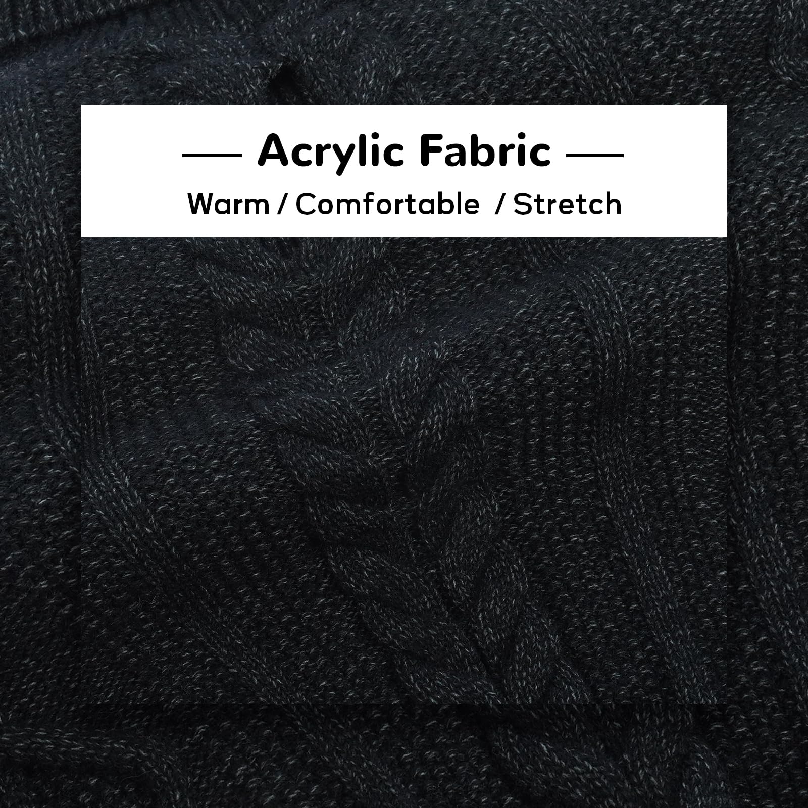 Hjumarayan Maglione Cane -Maglioncino Cane Taglia Media Semplice & Elegante Maglioncini Caldo per Cani con Foro per Pettorina, Maglia Termica per Bouledogue Francese (Nero L)