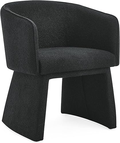Miniatura 9 de Modern Style Simple and Elegant Chair, Black Leisure Chair, Suitable for Dining,Bedroom,Living Room,Reception Desk (Assembly Required) Black