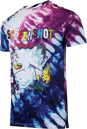 Screenshotbrand Mens Streetwear Fashion Premium Urban Tee - NYC Street Fashion Urbanwear Longline Print T-Shirt