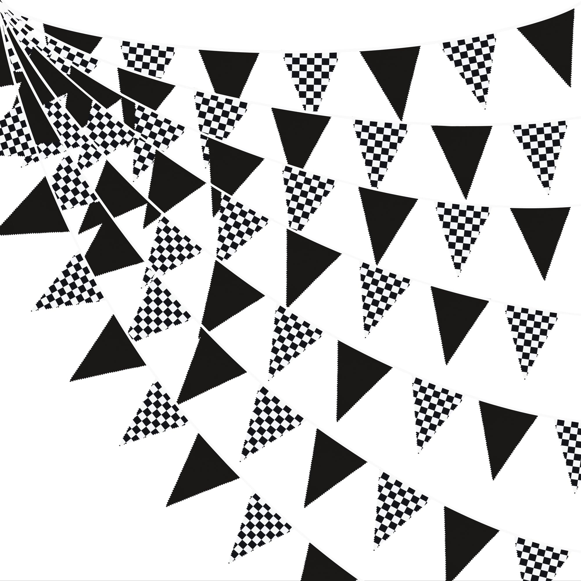Amazon.com: 32Ft Racing Car Party Decorations Black White