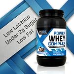 BioX Power Whey Complex | 26g Whey Protein with Concentrate, Isolate & Hydrolyzed Blend | Triple Protein Blend with Instant Mixability | Low Lactose, Low Sugar, Low Fat | 52 Servings, 4LB (Chocolate)