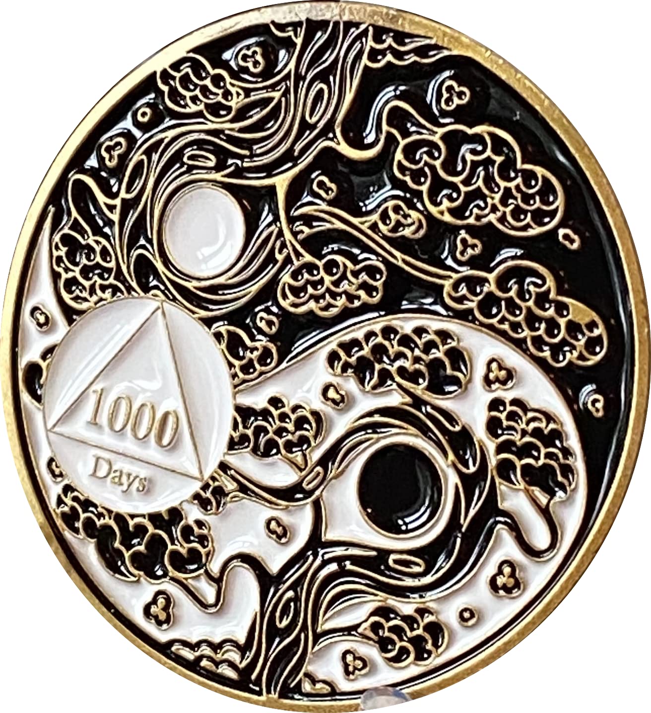 Amazon.com: RecoveryChip 1000 Days AA Medallion Sakura Tree Cherry