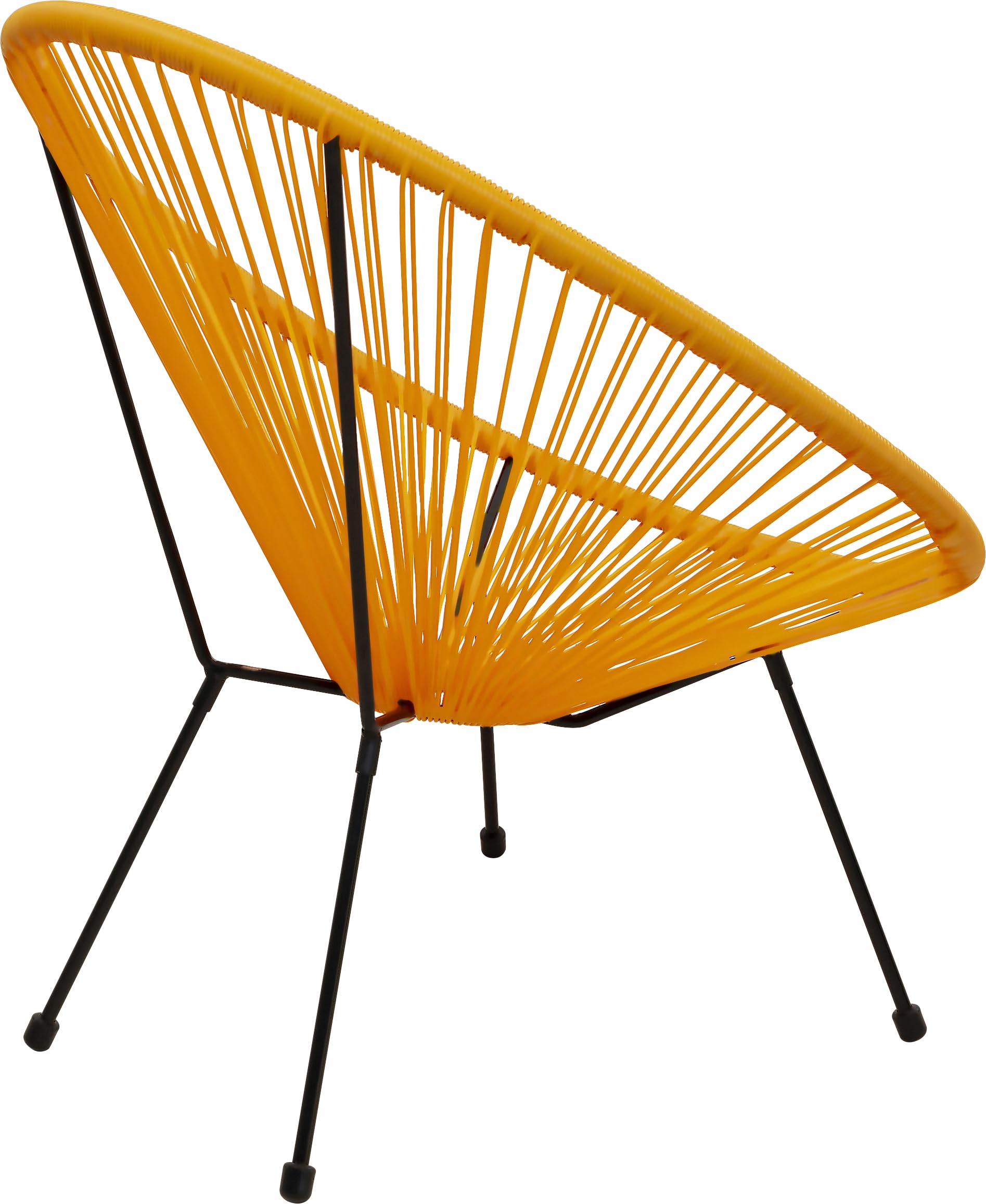Kare Design Sessel Acapulco, Orange, Indoor Outdoor Stuhl Retro-Design