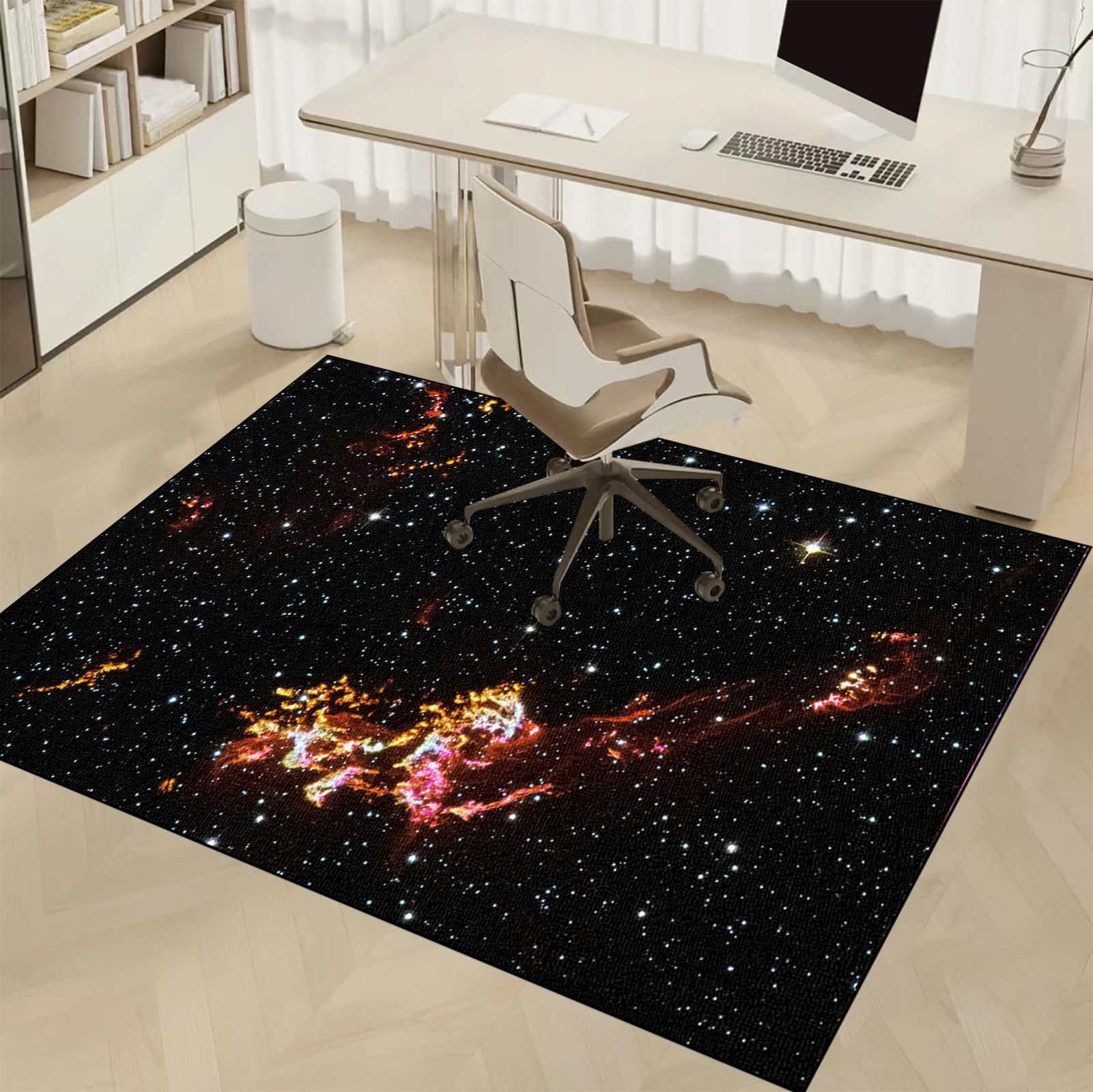 Tapis de Chaise à Rouler, Tapis de Chaise Gaming, Tapis Protection Sol Chaise Bureau, Tapis de Sol Bureau Tissu, Tapis de Sol pour Fauteuil, Tapis Antidérapant Sous Chaise de Bureau 180 x 250 cm