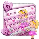 HD images Glitter Cute Doll Keyboard Theme