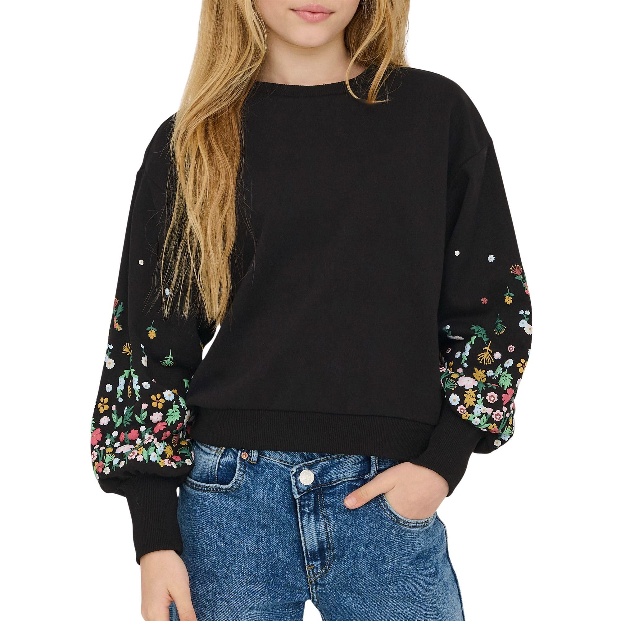 Only & Kids Damen Kogbrooke L/S O-Neck Flower SWT Noos Kogbrooke L/S O-Neck Flower SWT Noos (1er Pack)