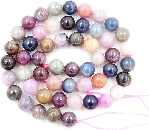 Miniatura 191 de Cuentas de piedras preciosas de primera calidad para la fabricación de joyas, cuentas de piedra natural preciosa al por mayor, 2 hebras de granate