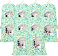 Vista 19 de Relleno para saco de boxeo de 5 libras, relleno de frijoles para almohada y puf, relleno de espuma viscoelástica triturada, relleno para saco