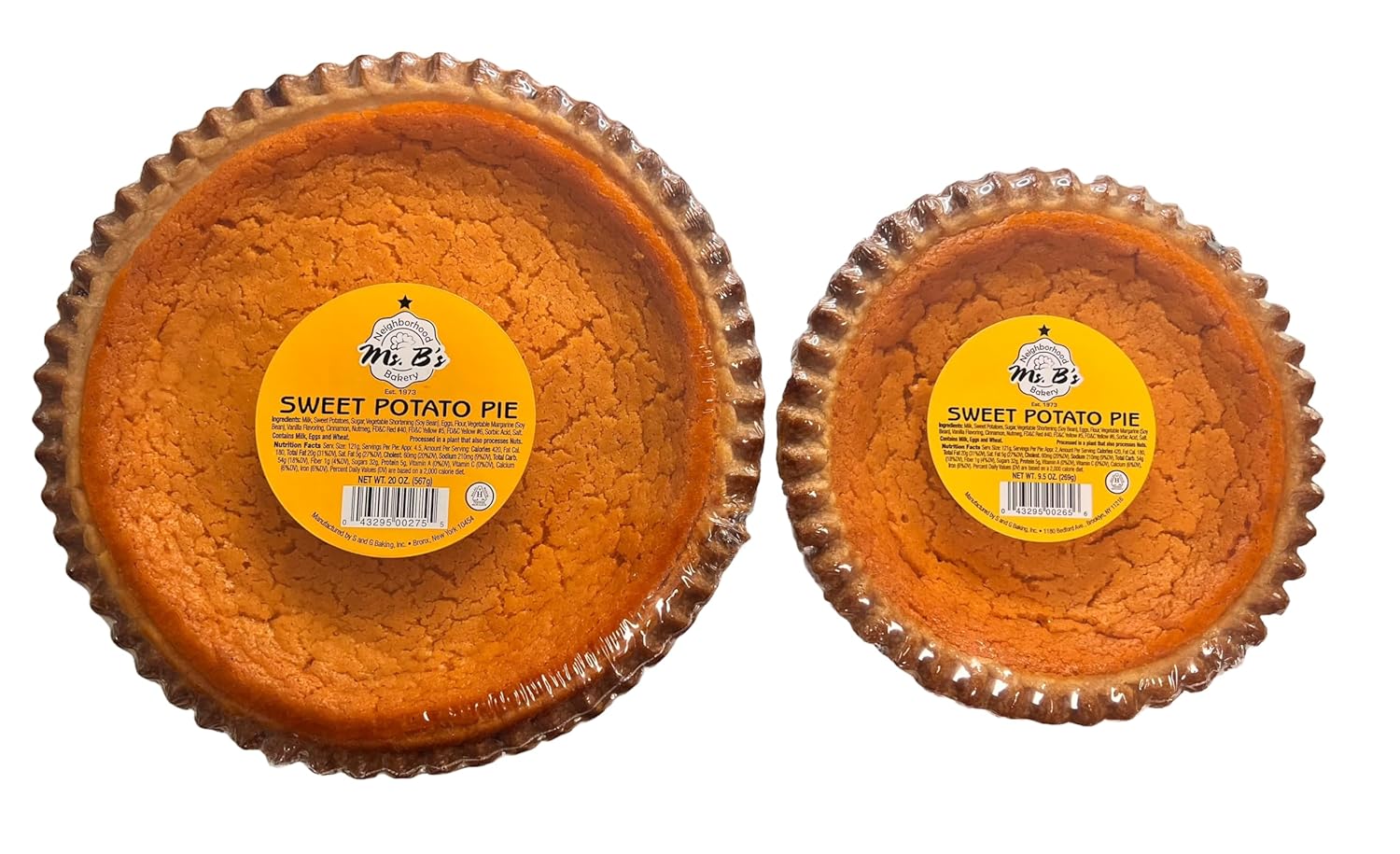 Sweet Potato Pie (20oz)