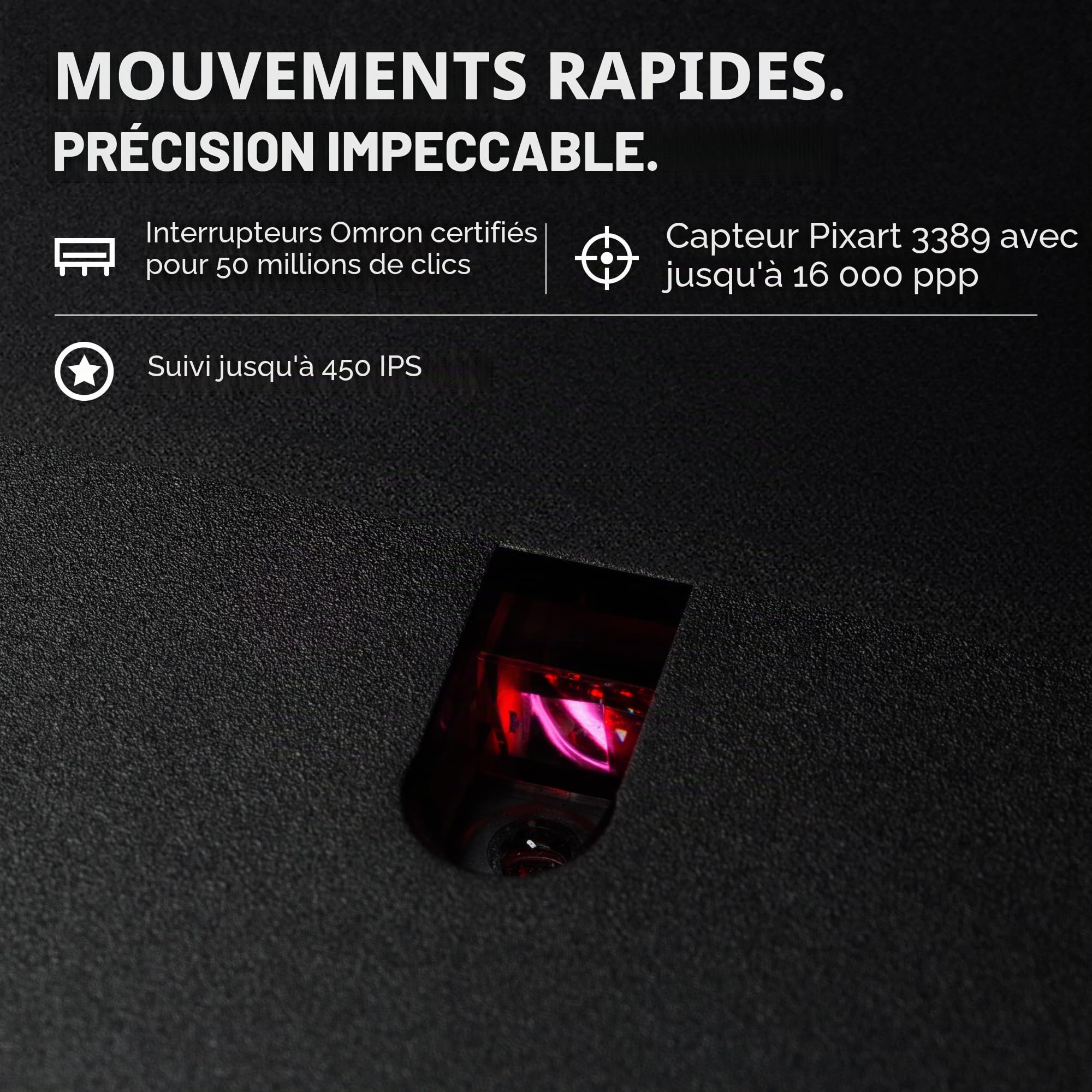 HyperX Pulsefire Surge – Souris de Jeu RGB