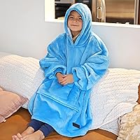 Vista 113 de Catalonia Blanket Hoodie for Kids, Oversized Wearable Sherpa Sweatshirt Pullover for Teens Youth, Gift Idea