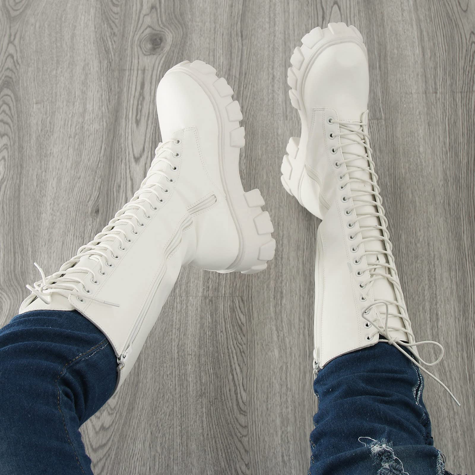 Botas Cowboy Camperas Altas Mujer Comodas Y Elegantes con Aislamiento térmico Ligeras, Casuales Botas de equitación Cómodas Antideslizante Botines Invierno Caña Ancha para Invierno Otoño Primavera