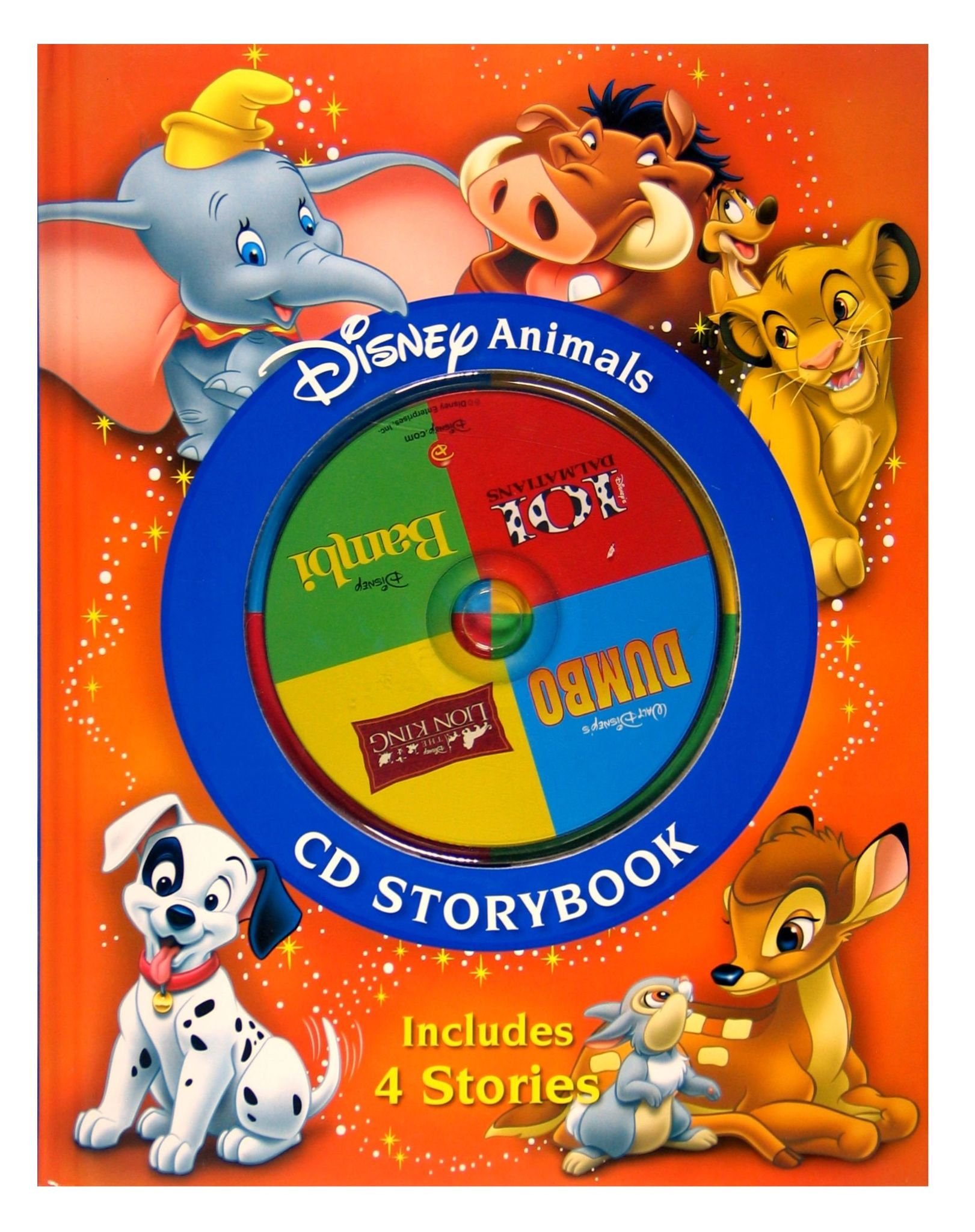 Disney Animals CD Storybook: The Lion King / 101 Dalmatians / Bambi / Dumbo