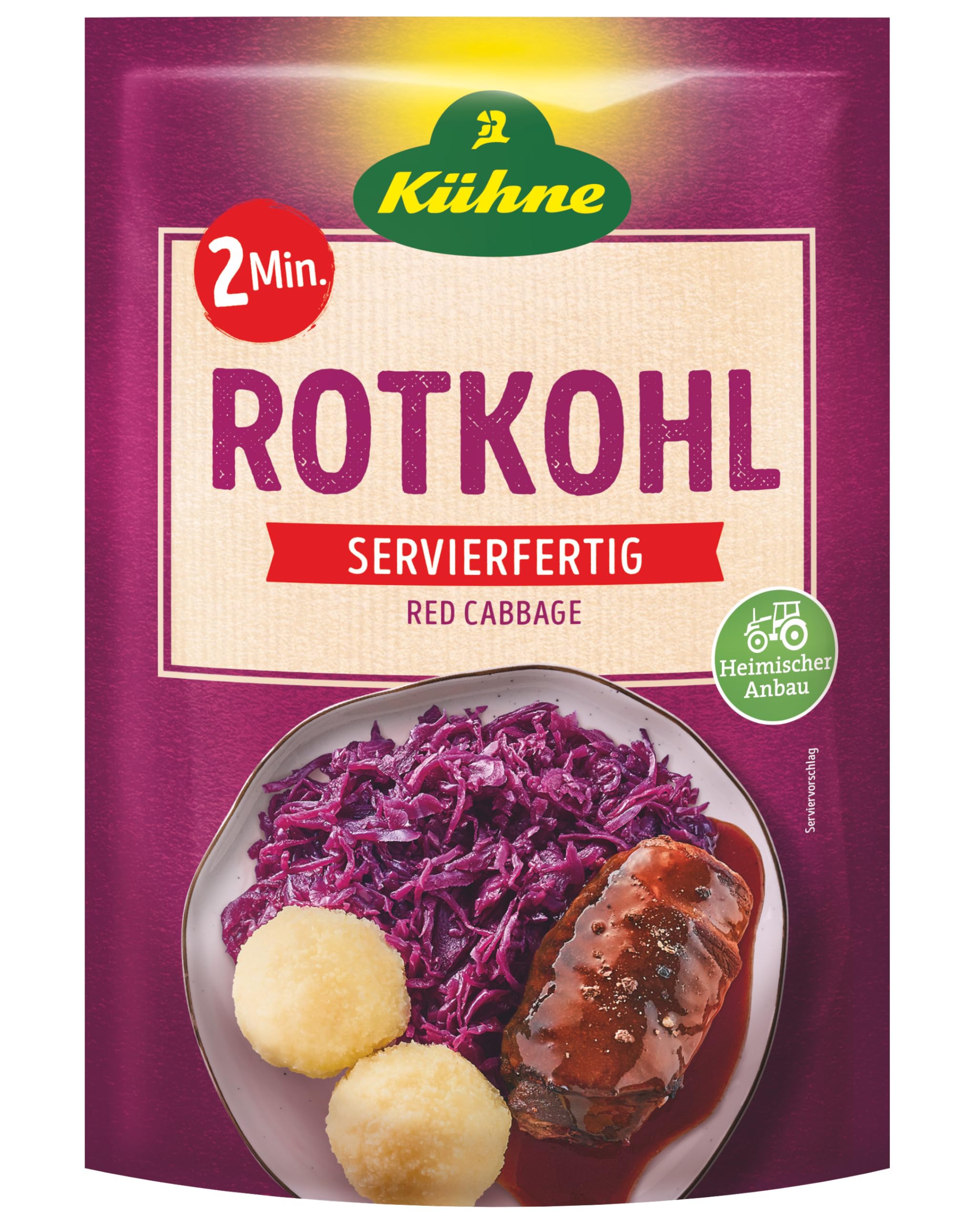 Kühne Rotkohl 2 Minuten, 400g