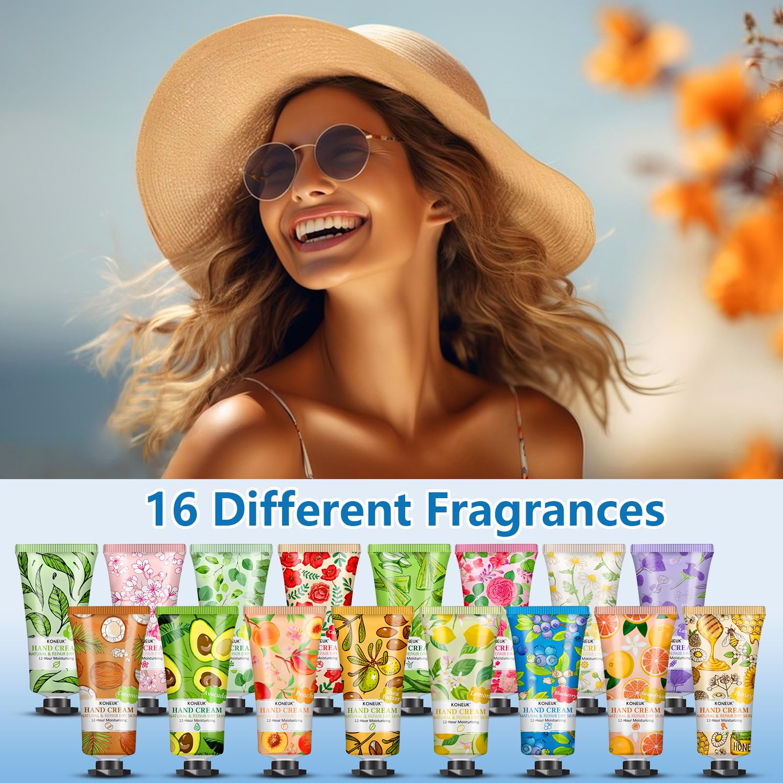 240 Pack Hand Cream Set for Women, Christmas Gifts, Bridesmaid Gifts, Birthday Gifts, Small Gifts and Stocking Stuffers for Guests, Bulk Moisturizing Hand Lotion Travel Size for Dry Cracked Hands